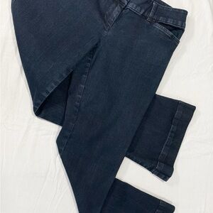 The Limited Denim Dark Wash Y2K Trouser Jeans Flare Leg Mid Rise Women’s 8S